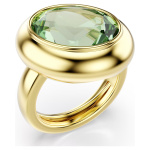 Gema motif ring Set (3), Multicolored, Gold-tone plated